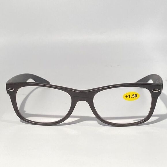 Reading Glasses  Rectangular Black  Frames 1.50 NWT - Picture 2 of 9